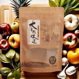 瓜子红枣包装袋葡萄干腰果纸袋木耳松子香菇自封自立牛皮纸100个