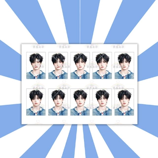 TOP登陆少年朱志鑫1寸证件照见面会应援来图周边抖音同款