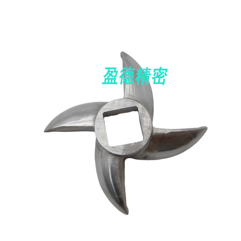 绞肉机刀片不锈钢配件#10铰刀多功能耐用金属精钢粉碎机圆刀