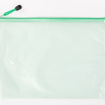 国境を越えた直接供給肥厚 PVC プラスチック ジッパー ドキュメント バッグ a4 透明学生テスト用紙防水メッシュ ドキュメント バッグ|undefined