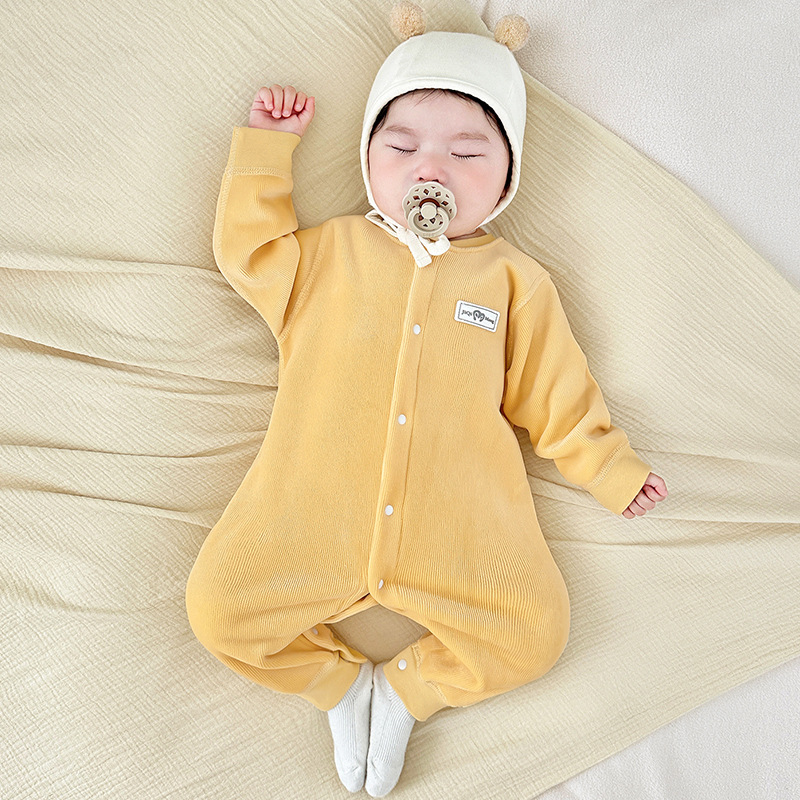 Baby overcoat otoño y invierno ropa recién nacida para hombres y mujeres gruesa y terciopelo para niños pequeños para mantenerse cálidos fuera de la ropa de invierno de bebé image 9