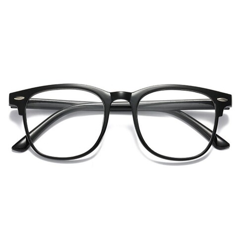 2025 Xiaohongshu new cross-border anti-blue light plain glasses internet celebrity men's rimless eyeglasses frames women's Korean-style myopia glasses