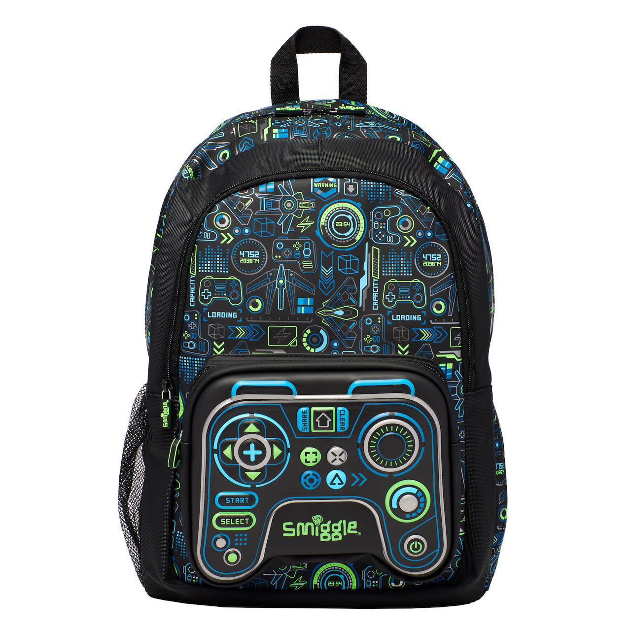 Smiggle grande kt Stitch mochila de gran capacidad de descompresión de doble hombro de dibujos animados