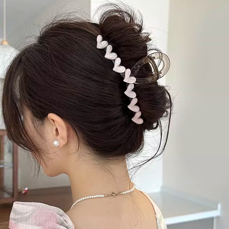 Pinza tiburón cabello estilo coreano elegante resistente gran sujeción​ image 145