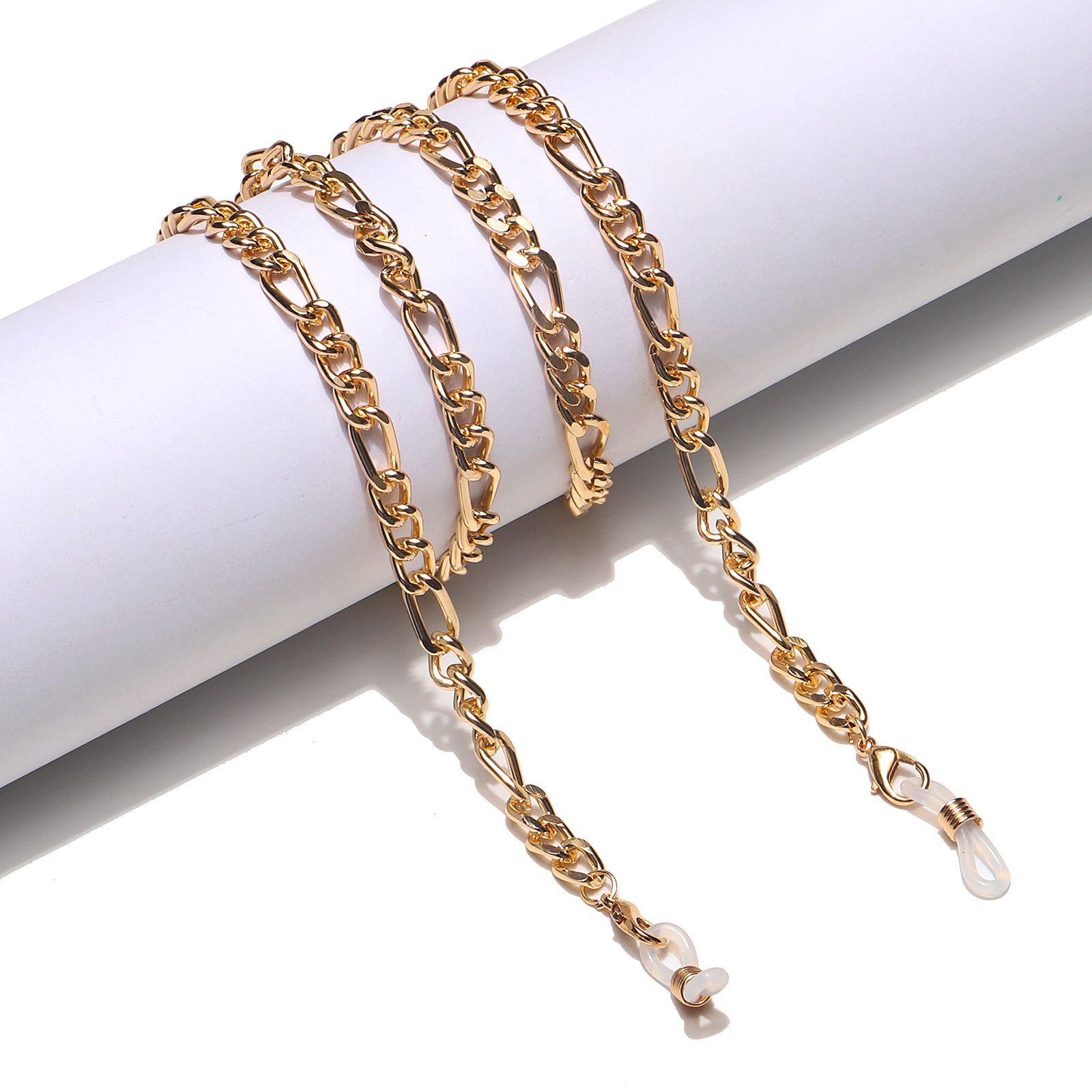 Fashion Gold Thick Aluminum Chain Glasses Rope Wholesale display picture 1