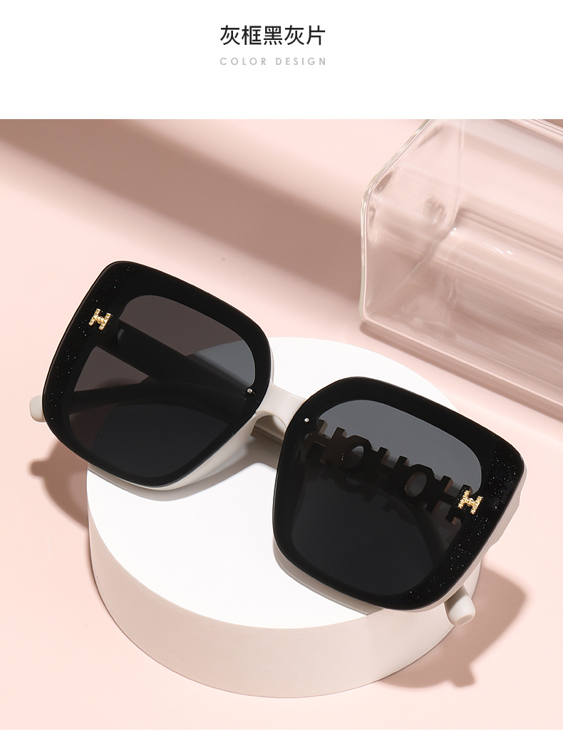 Leichte Luxus-Sonnenbrille mit Polarisierung, modischer großer Rahmen, vielseitige Sonnenbrille, grenzüberschreitende Brille, Anti-UV, hochwertige Sonnenbrille
