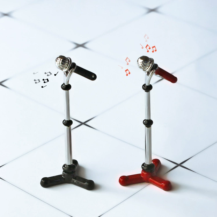 52 кукольный домик аксессуары для кукольного домика Миниатюрная модель игрушки Творческое моделирование мини низкий микрофон B226