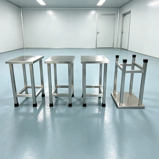 加工定制防静电方凳 双包凳面洁净室无尘车间车间员工不锈钢凳子