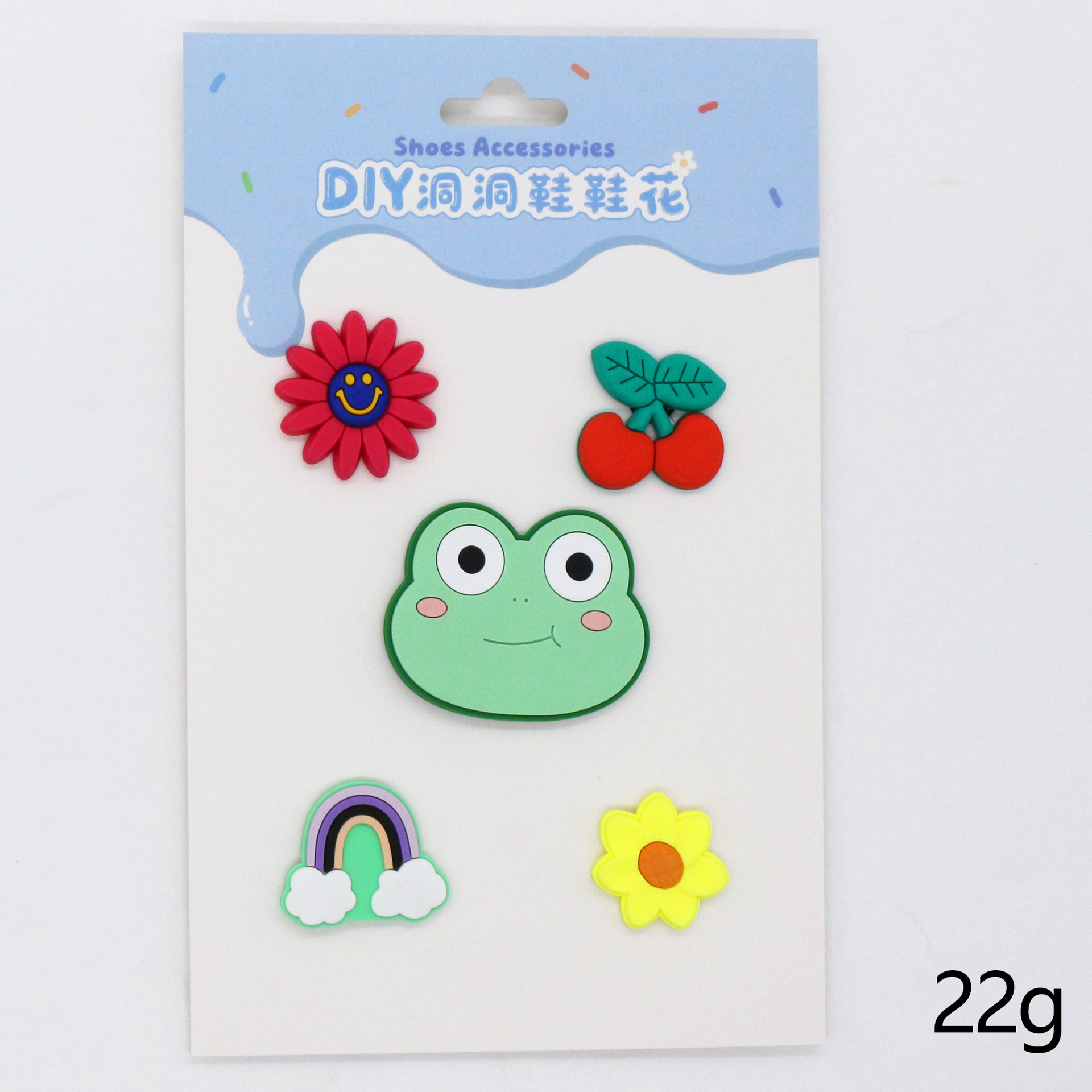 Spot dibujos animados crisantemo hebilla de zapato de pvc goma suave flor personalidad agujero de la decoración del zapato DIY a juego hebilla de zapato ventas directas de fábrica