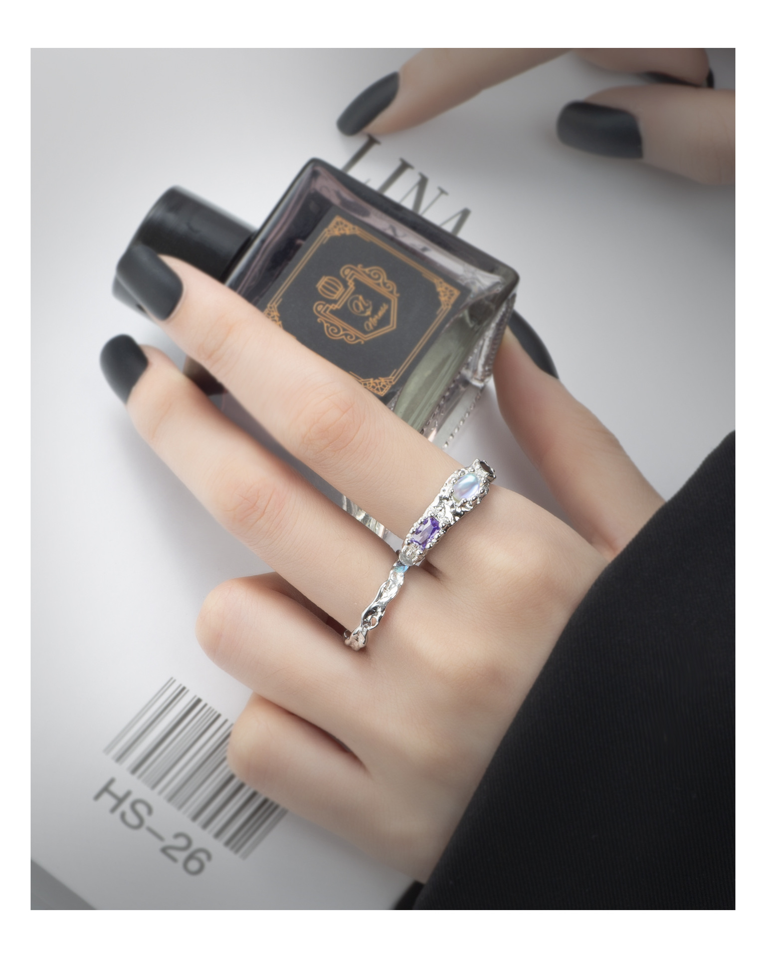 Fashion Geometric Copper Plating Zircon Open Ring