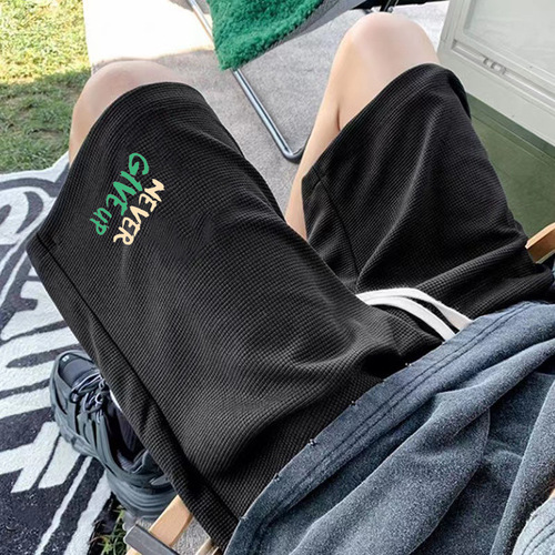 Men's Summer Ice Silk Thin Short Basketball Sport Long Pants Trend Brand Loose Outerwear Casual Five-Finger Pants