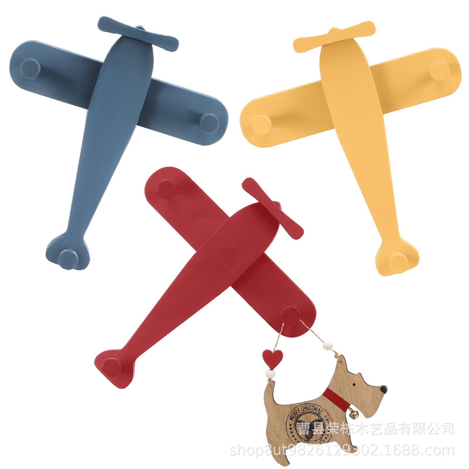 In-stock Airplane Hook Wall-mounted Coat Rack For Bedroom Entryway,...