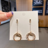 High quality earrings, design accessory from pearl, simple and elegant design, internet celebrity, trend of season, wholesale