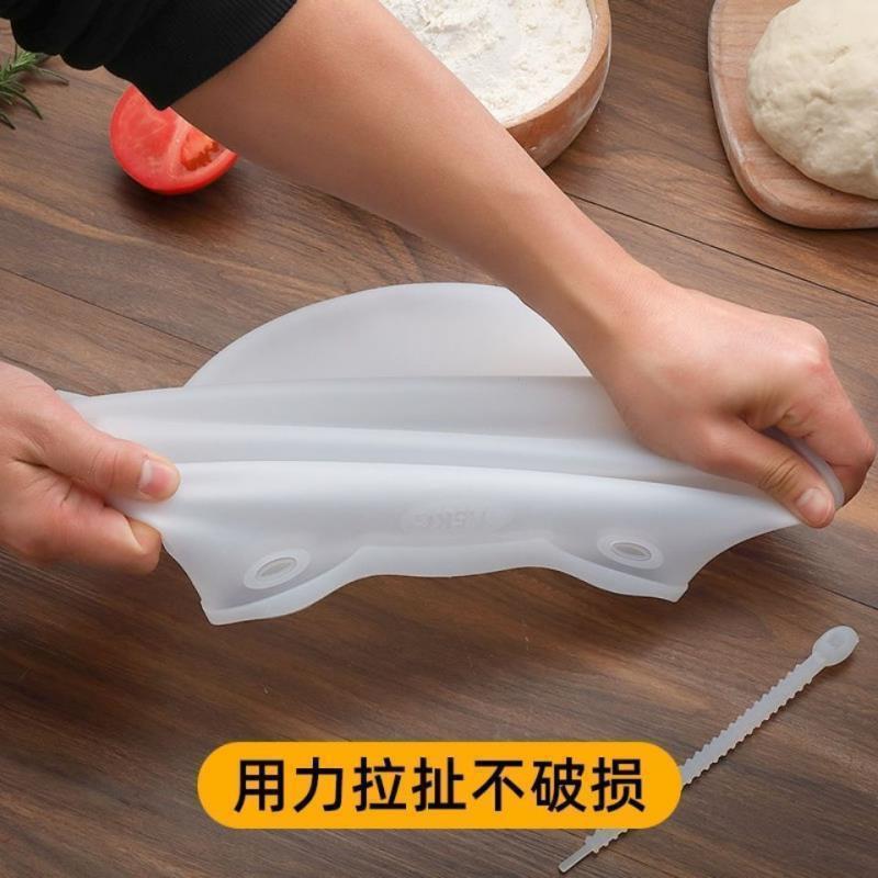 キッチンシリカゲル揉み面袋特厚大サイズ揉み面粉袋家庭用不粘和面神器揉み面袋家庭用不粘|undefined