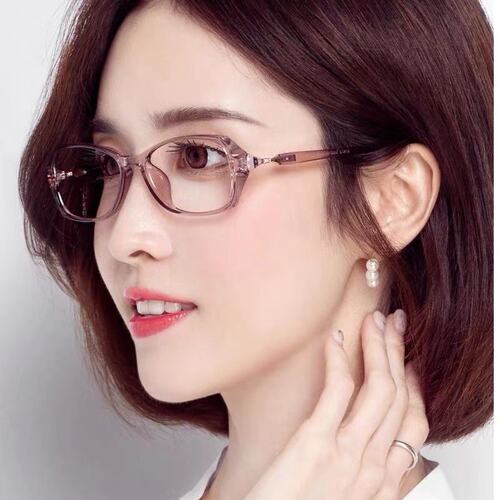 New Anti-blue light reading glasses for women, fashionable Korean style, ultra-lightweight, anti-blue light non-prescription, color-changing anti-blue light, factory wholesale