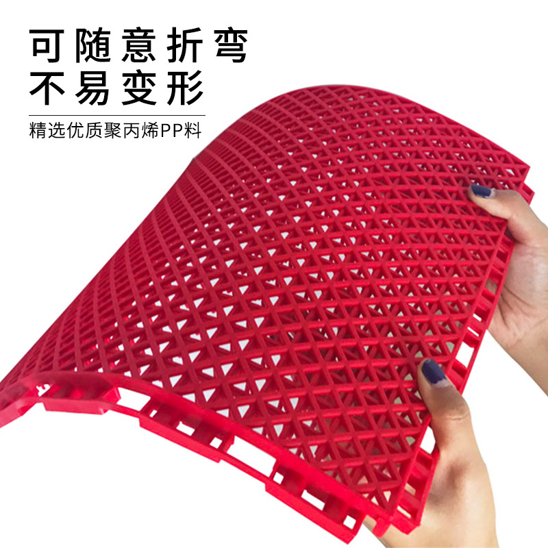 Jardín de infantes suspendido alfombra de piso de plástico alfombra de piso suspendido montado alfombra de piso de plástico suspendido alfombra de piso espesado