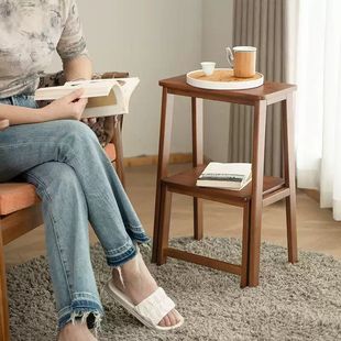 Solid Wood Foldable Household Multifunctional Ladder 9012 Creative Folding Ladder Collection Bench