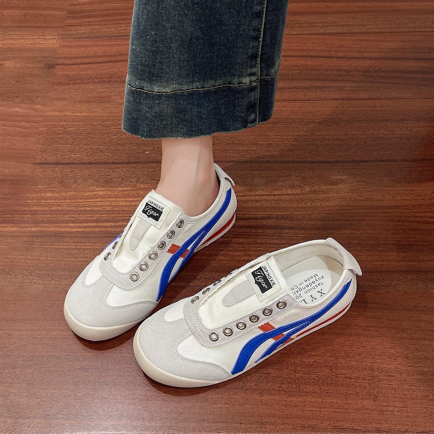 Zapatos de entrenamiento de mujer con suela suave de verano y otoño zapatos casuales con un pedazo de zapato deportivo de pizarra pequeña zapatos de entrenamiento de verano