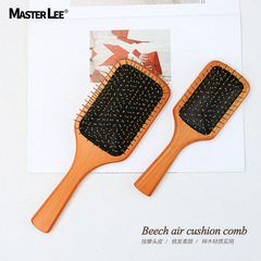Pillow Brush Evanda Same Style Large Steel Needle Beech Wood Head Massage Health Comb Women's Home Hair Comb