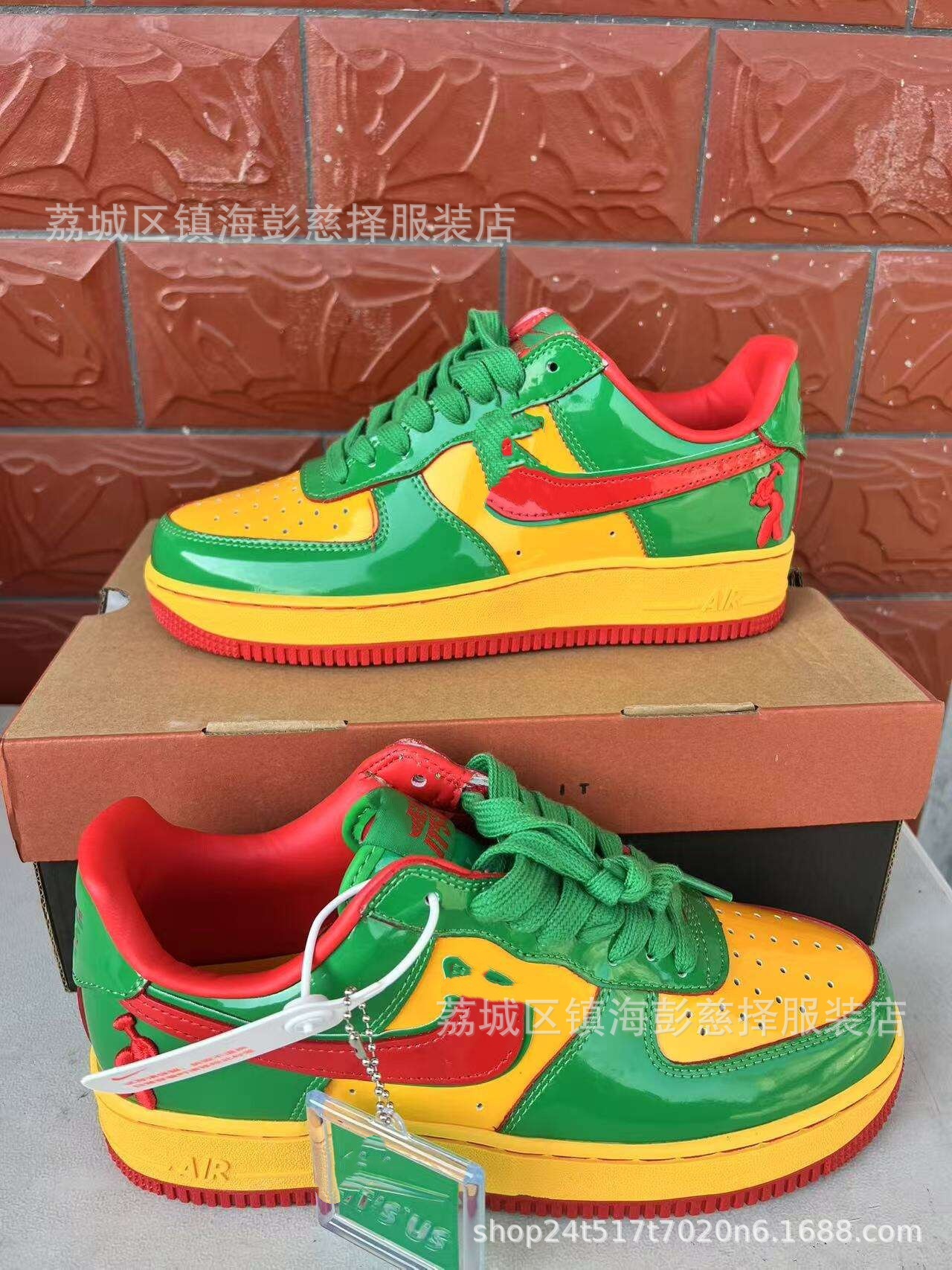 Precio de fábrica Putian puro nivel de cabeza original AF1 Halloween trigo negro y blanco panda baja fuerza aérea No. 1 comercio exterior transfronterizo