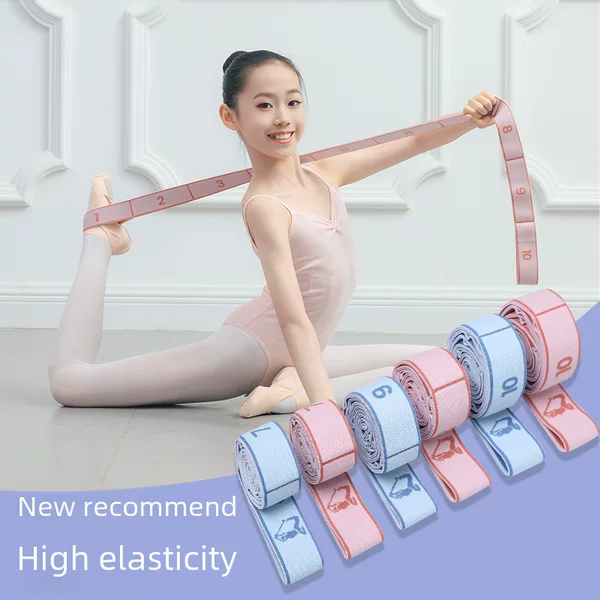 Dance Yoga Stretch Belt Stretch Resistance Belt Digital Stretch Belt One Word Horse Trainer Open Hip Ligament Tension