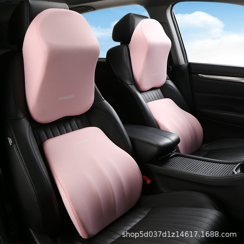 Car Headrest, Office Neck Pillow, Shoulder Pillow, Memory Foam Neck Cone, Universal Headrest, Car Lumbar Support Pillow, Cross-Border Supply