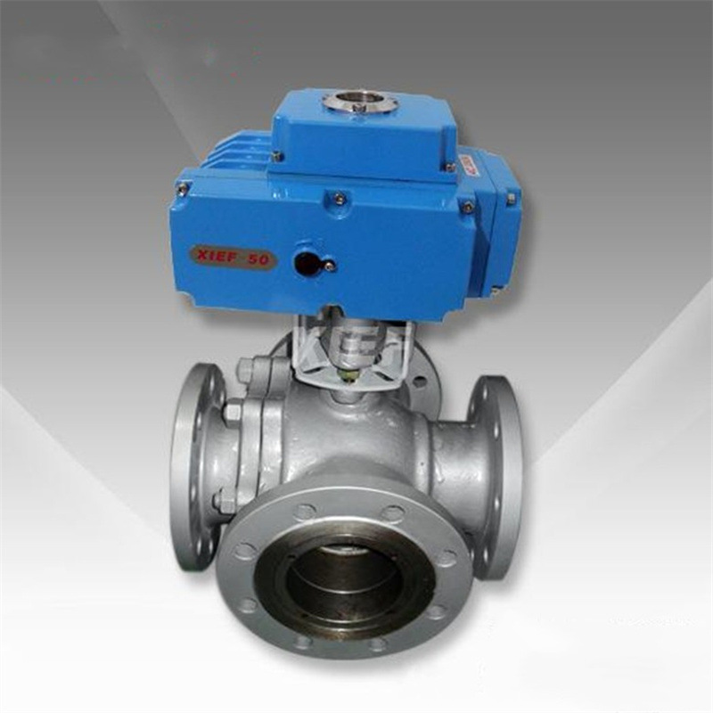 Q946H-16P电动四通换向球阀 四通球阀 电动四通球阀 气动四通球阀