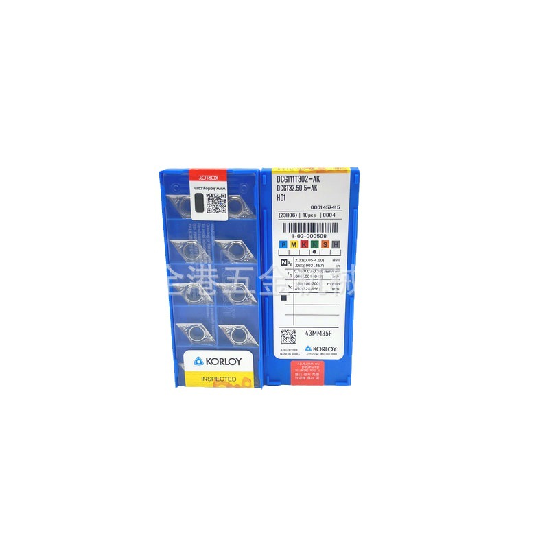 优势批发韩国KORLOY克洛伊数控刀片DCGT11T302-AK H01铝用铣刀片