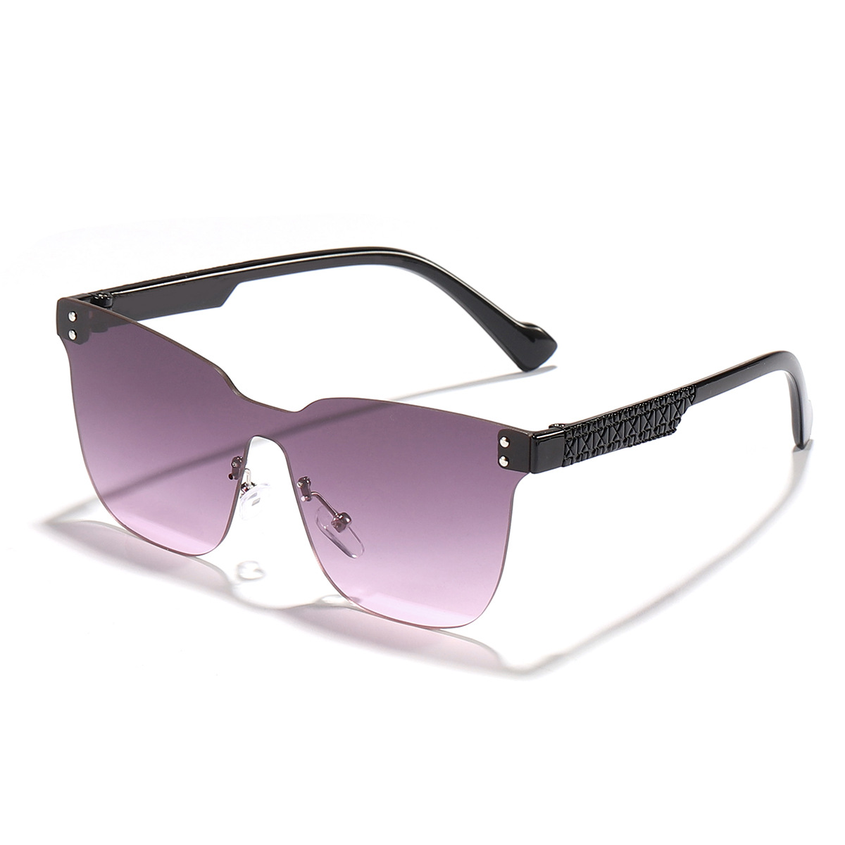 Corta sin marco transfronteriza para niños, sol irregular, película de océano de color claro, gafas de sol esenciales para salir a jugar y tomar fotografías