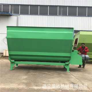 12方牧场牛羊搅拌机 卧式养牛场TMR混合机 畜牧场青储拌草机