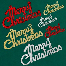 2025圣诞节蛋糕装饰圣诞快乐英文字母牌插牌merrychristmas插件