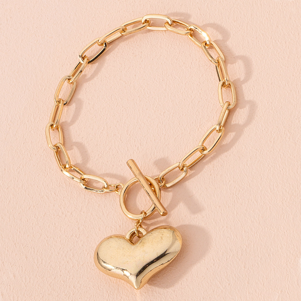 Koreanische Einfache Liebe Anhänger Armband display picture 3