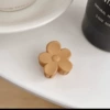 Khaki, matte, flowered, 4cm