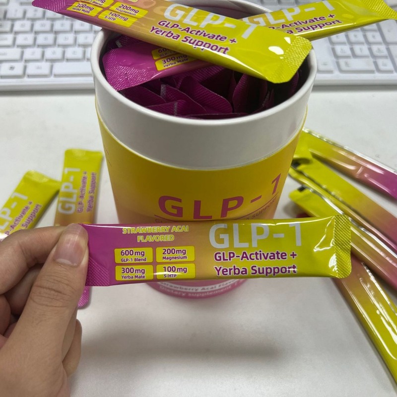 爆款现货 草莓阿萨伊蜂蜜棒GLP-1饮料混合剂血糖马黛茶液体蜂蜜棒|undefined