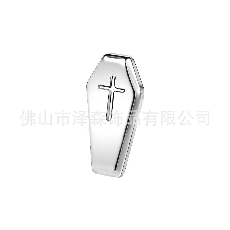 F136 Titanium Alloy Ear Studs Special-Shaped Body Piercing Jewelry - Heart Lip Tongue Studs detail image 14