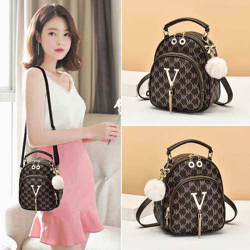 This year's popular internet celebrity small bags women's bags 2024 new fashion backpack simple single shoulder crossbody bag wholesale
