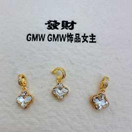直播爆款铜镀金项链手链耳环吊坠万能扣头高级链接扣饰品diy配件