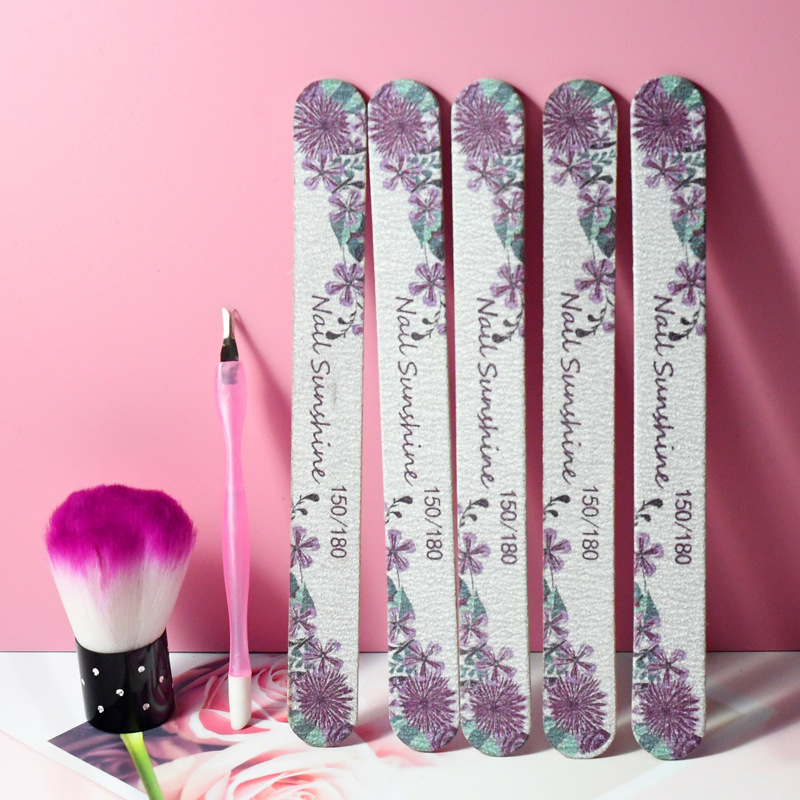Nail tools printing wood chip file dead skin powder dust brush nail repair grinding sand strip manicure suit combination Nail tools printing wood chip file dead skin powder dust brush nail repair grinding sand strip manicure suit combination