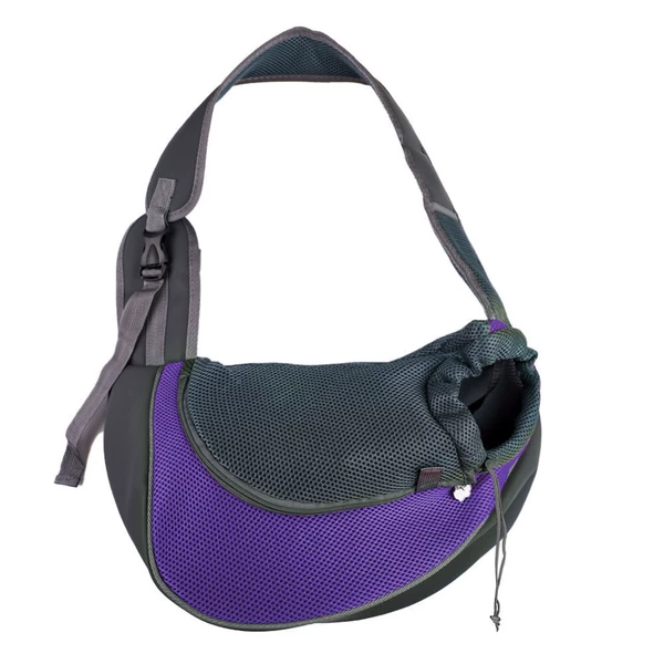 Purple shoulder bag