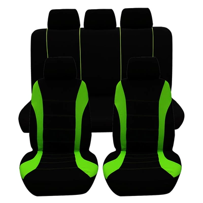 Hot-Selling Export Products for Seat cushion, seat cover - green-and-black-9-piece-set