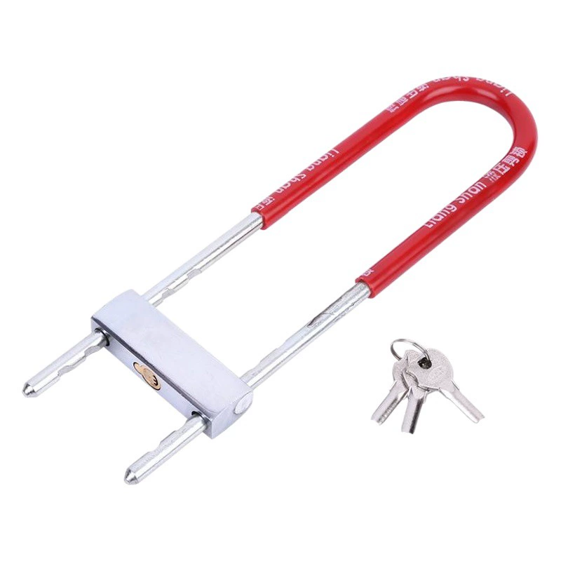 Стеклянный дверной замок U-образный дверной замок для магазинов стеклянная дверь двойной дверной замок мотоциклетный замок Торговый центр дверной замок U-образный замок
