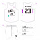 Quick Basket Special Basketball Suit Customized American Jersey Customized Sports suit Men's Printing and Printing Competition Training Team Uniform