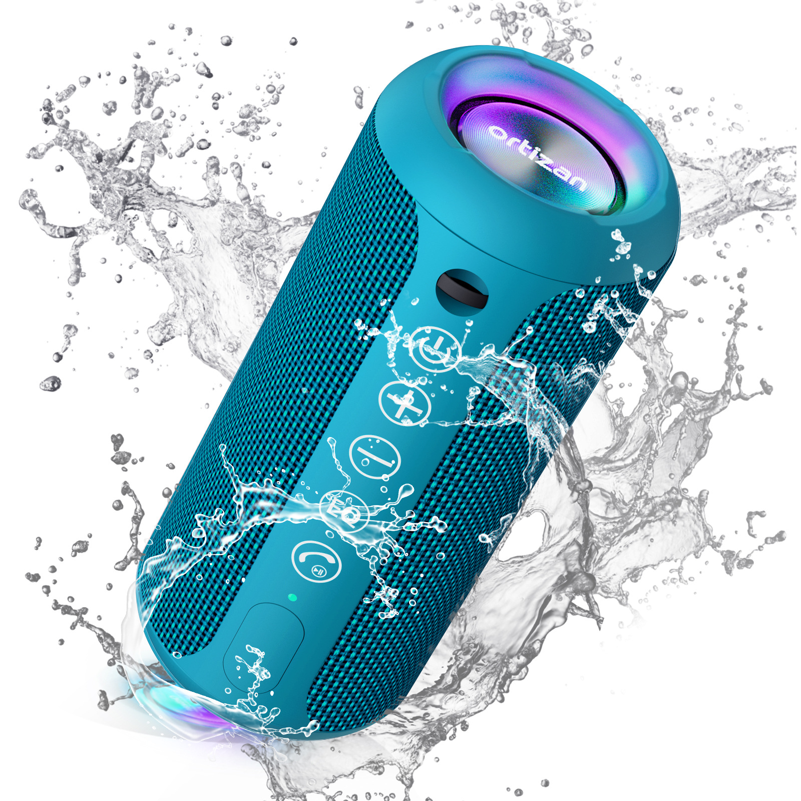 Ulyssen X10B Bluetooth audio inalámbrico tela lámpara de color subwoofer de usuario doméstico fuera del altavoz Bluetooth portátil impermeable