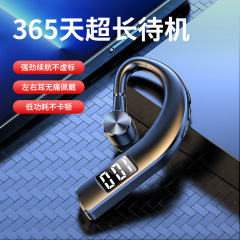Bluetooth ヘッドセットワイヤレス F19 クロスボーダー新しいプライベートモデルノイズリダクション片耳インイヤー 5.2 ビジネススポーツデジタルディスプレイヘッドセット