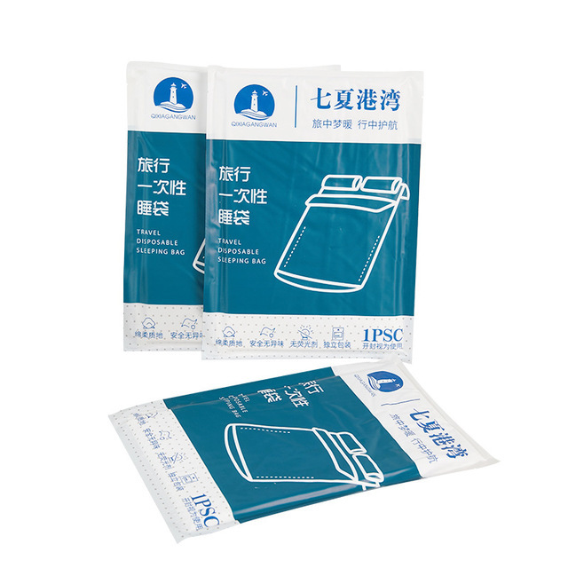 Saco de dormir desechable transfronterizo estrictamente seleccionado cubierta de la sábana de viaje cubierta del edredón tren Hotel cama de dormir sucio solo saco de dormir
