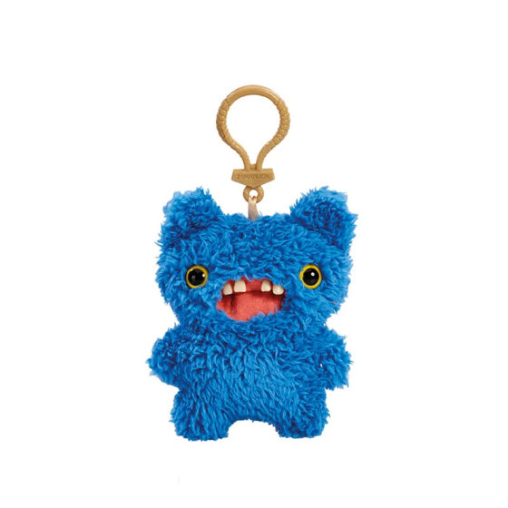 Genuine Fuggler Cute Teeth Monster Pendant Ugly Cute Teeth Funny Doll Bag Pendant Third Generation Keychain