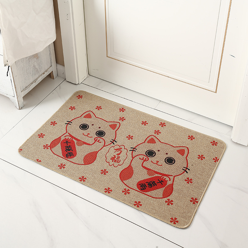 El comercio exterior de entrada caliente alfombra de piso de goma hogar comercial Puerta de seisal absorbente alfombra antideslizante alfombra de puerta al por mayor