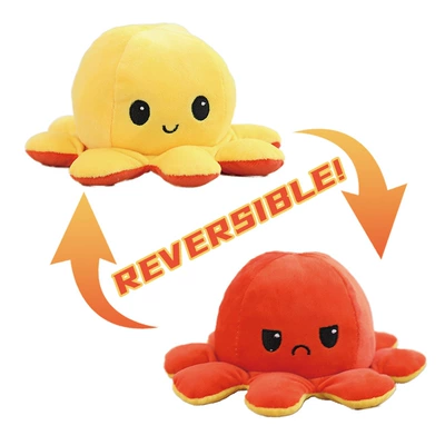 Oyuncaq yastıqlar, Flip-on Expression Doll Plush - orange-to-light-yellow-20cm