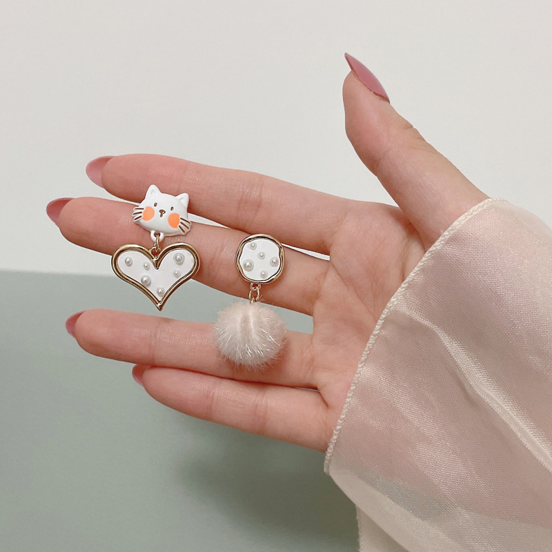 10g Weight No Inlaid Inlay Material Earrings, Ear Studs Classification Wedding, Travel Occasion Alloy Material Animal Pattern Women'S Gender Stoving Varnish Design Fashion Style Silver Color Fashion Animal Stoving Varnish Alloy No Inlaid Drop Earrings 4