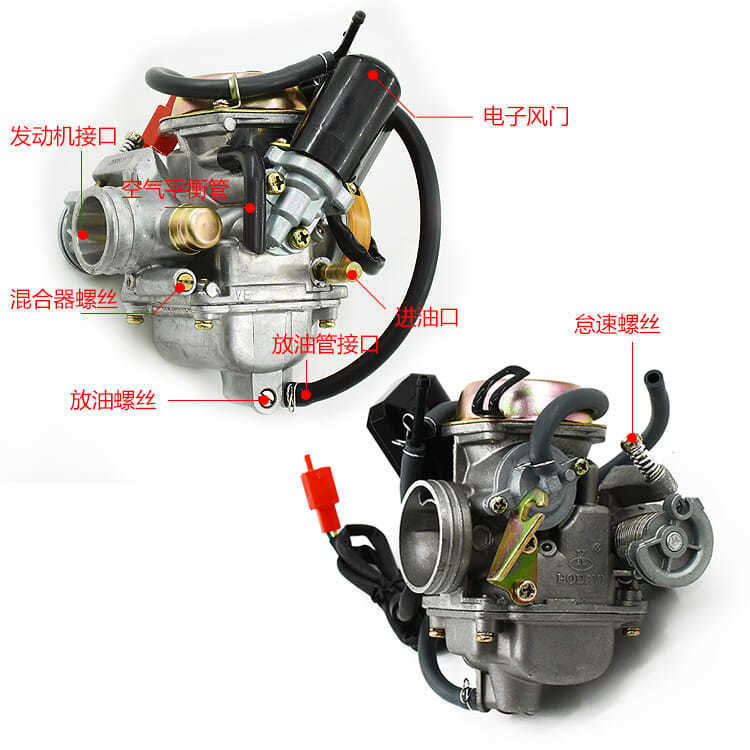 Guangyang universal qiaoge scooter motocicleta GY6125 haomai 125 150 carburador accesorios de montaje